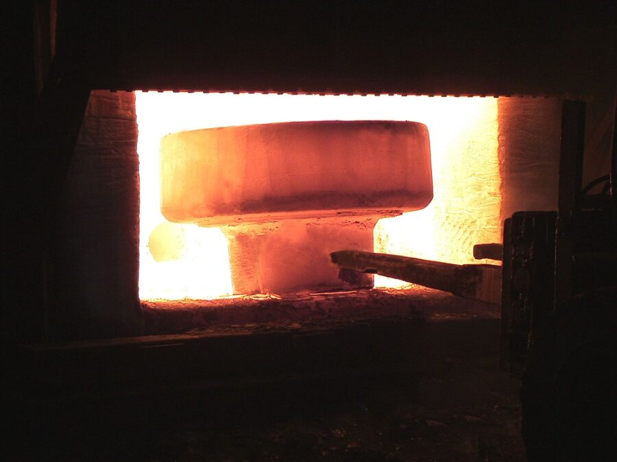 Forging process for a forged flange supplier