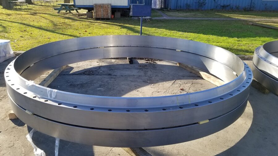Examples of ANSI large diameter flanges produced at FCI, the world’s premier large diameter flange manufacturers